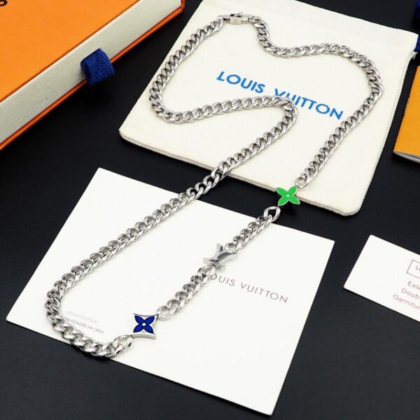 réplica,joyas,joyería,1:1,replica,fake,lujo,barato Collar Louuis Vuitton Monogram Row(5338)