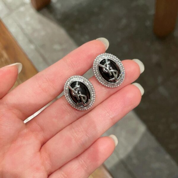réplica,joyas,joyería,1:1,replica,fake,lujo,barato Pendientes ysl Saint Laurent (6DF5)