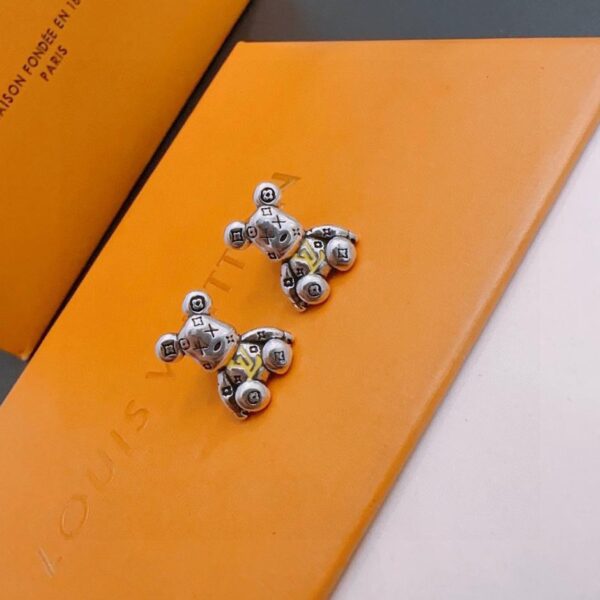 réplica,joyas,joyería,1:1,replica,fake,lujo,barato Pendientes Louis Vuitton Contador RW nuevo modelo de pareja de estilo (7845)