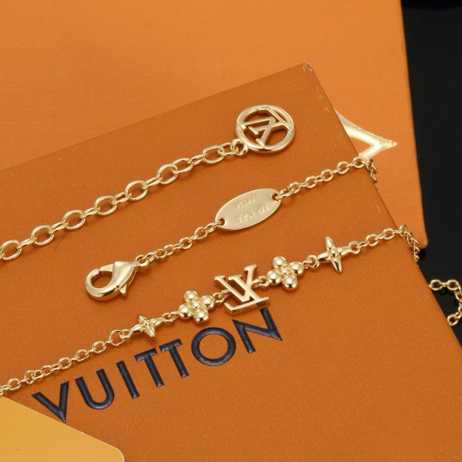 réplica,joyas,joyería,1:1,replica,fake,lujo,barato réplica,joyas,joyería,1:1,replica,fake,lujo,barato Collar de letras Louis Vuitton (AC42)