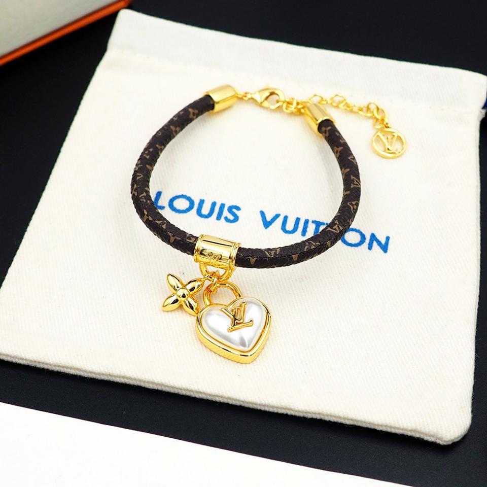 réplica,joyas,joyería,1:1,replica,fake,lujo,barato réplica,joyas,joyería,1:1,replica,fake,lujo,barato Pulsera con candado de corazón de Louis Vuitton (2D7B)