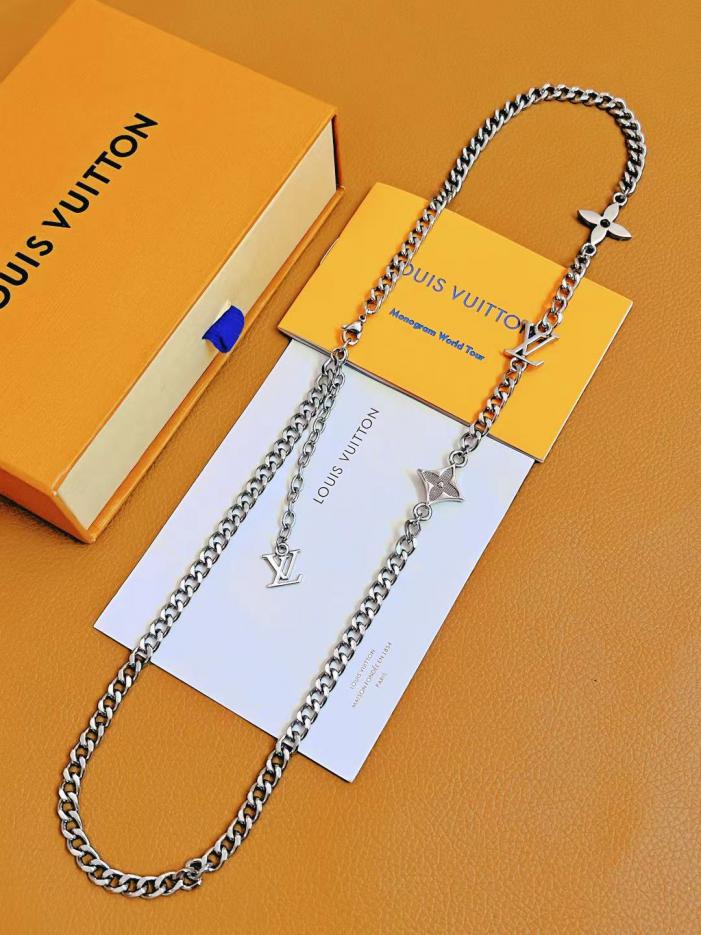 réplica,joyas,joyería,1:1,replica,fake,lujo,barato réplica,joyas,joyería,1:1,replica,fake,lujo,barato Collar Louis Vuitton MNG Fila (8AEB)