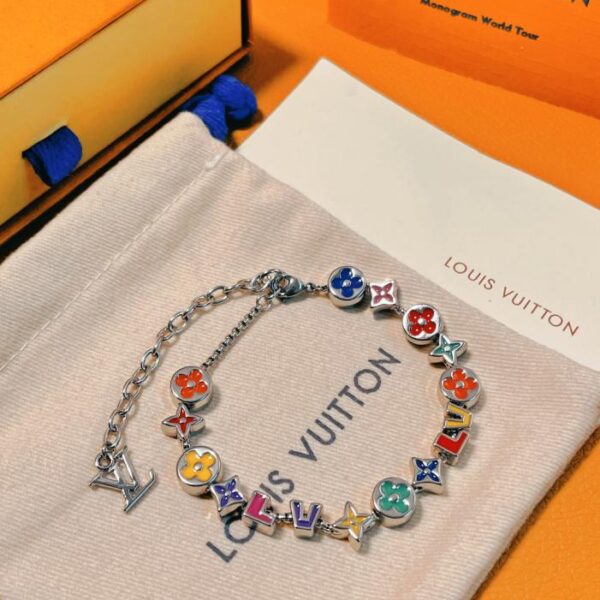 réplica,joyas,joyería,1:1,replica,fake,lujo,barato Pulsera de fiesta con monograma de Louis Vuitton (8AEC)