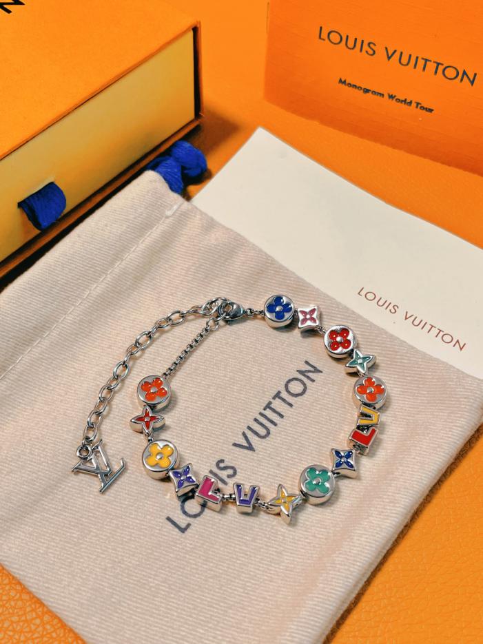 réplica,joyas,joyería,1:1,replica,fake,lujo,barato réplica,joyas,joyería,1:1,replica,fake,lujo,barato Pulsera de fiesta con monograma de Louis Vuitton (8AEC)