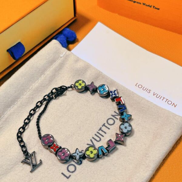réplica,joyas,joyería,1:1,replica,fake,lujo,barato Pulsera de fiesta con monograma de Louis Vuitton (C76C)