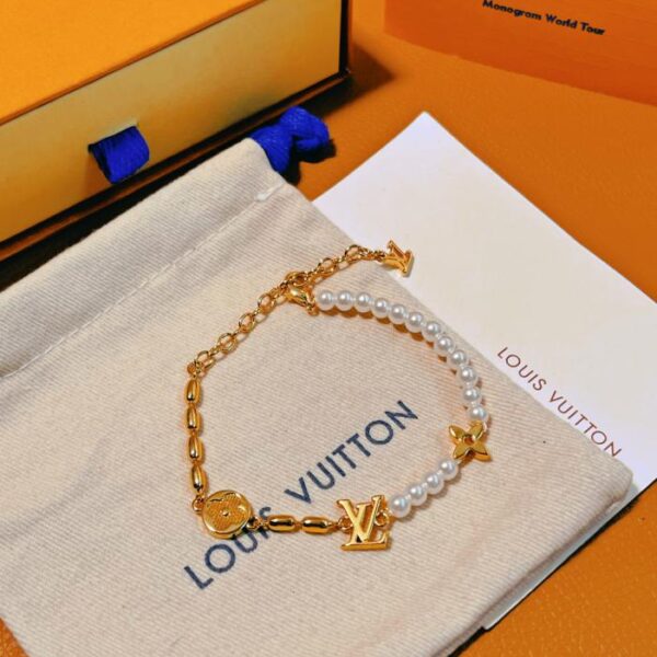 réplica,joyas,joyería,1:1,replica,fake,lujo,barato Pulsera Louis Vuitton Pearls Fusion (6A08)