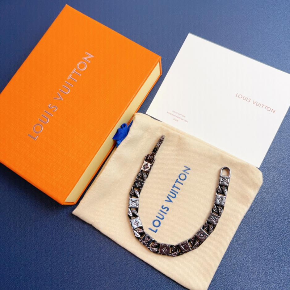 réplica,joyas,joyería,1:1,replica,fake,lujo,barato réplica,joyas,joyería,1:1,replica,fake,lujo,barato Pulsera atada con monograma de Louuis Vuitton (8FBA)