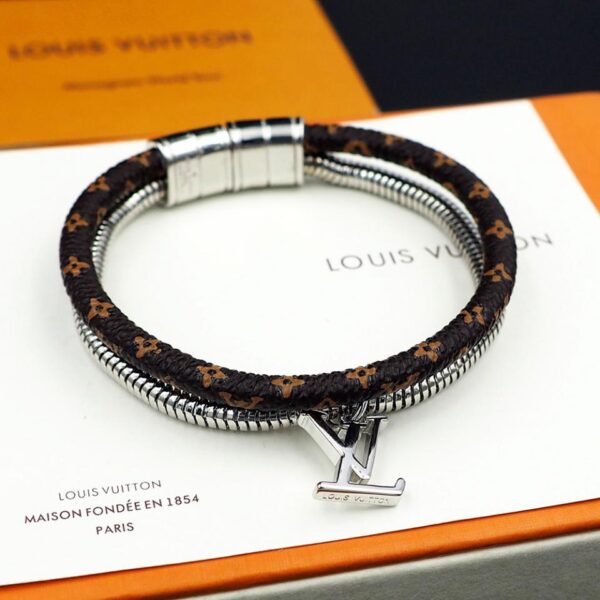 réplica,joyas,joyería,1:1,replica,fake,lujo,barato Pulsera en forma de remolino con monograma de Louis Vuitton (7AD8)