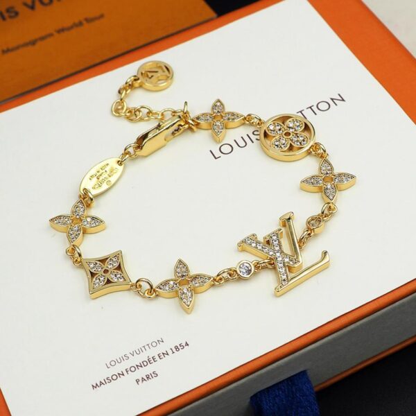 réplica,joyas,joyería,1:1,replica,fake,lujo,barato Brazalete de diamantes completo para presbicia de Louis Vuitton (FDC7)