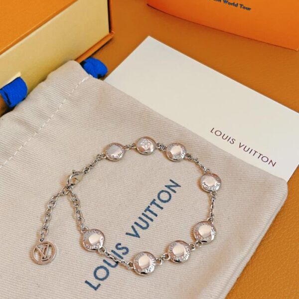 réplica,joyas,joyería,1:1,replica,fake,lujo,barato Pulsera Louuis Vuitton con tachuelas(1FD1)