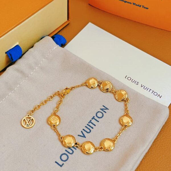 réplica,joyas,joyería,1:1,replica,fake,lujo,barato Pulsera con tachuelas Louis Vuitton(3D58)