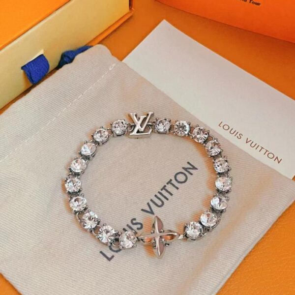 réplica,joyas,joyería,1:1,replica,fake,lujo,barato Pulsera de cristales Louis Vuitton (DBF4)