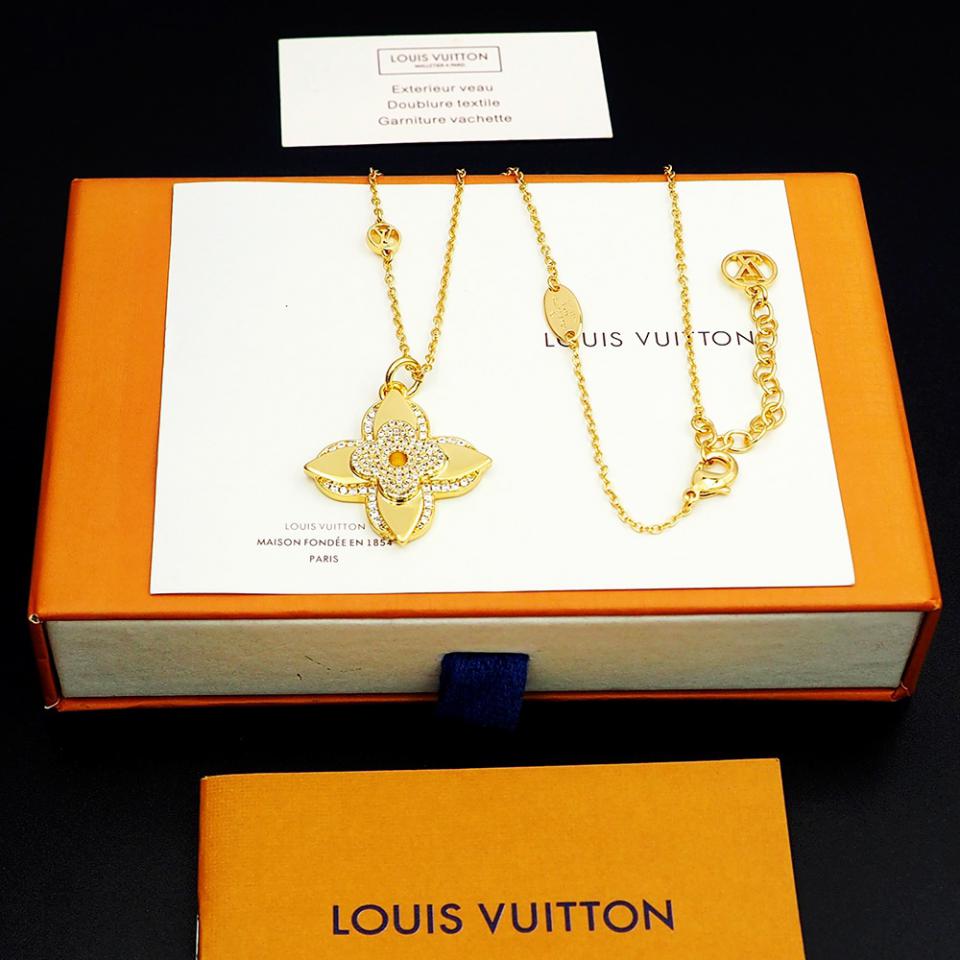 réplica,joyas,joyería,1:1,replica,fake,lujo,barato réplica,joyas,joyería,1:1,replica,fake,lujo,barato Collar Louis Vuitton Medallón(9913)