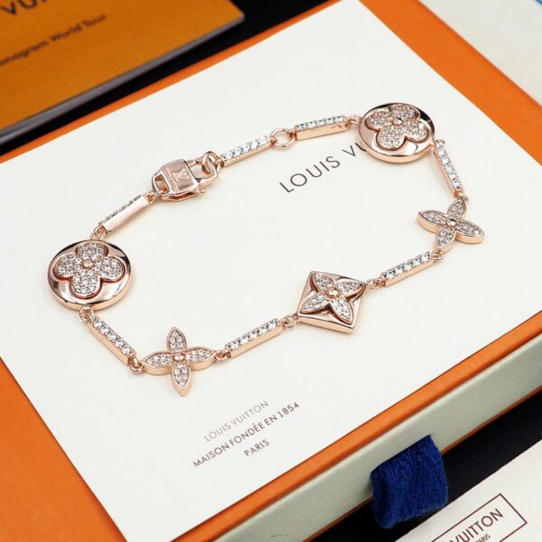 réplica,joyas,joyería,1:1,replica,fake,lujo,barato Brazalete de diamantes para presbicia Louis Vuitton (5F0F)