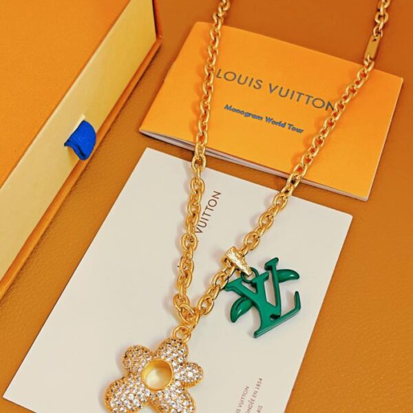 réplica,joyas,joyería,1:1,replica,fake,lujo,barato Collar floreciente de Louuis Vuitton(511A)