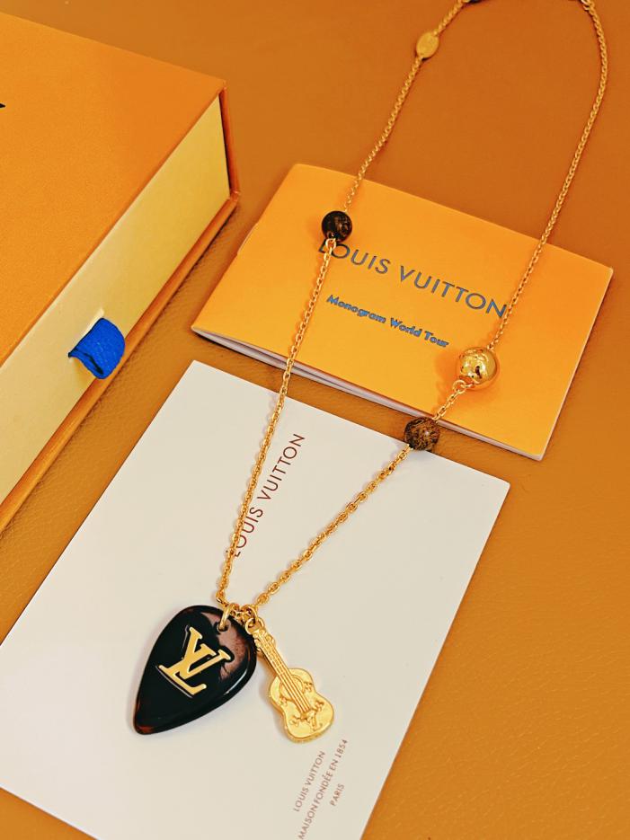 réplica,joyas,joyería,1:1,replica,fake,lujo,barato réplica,joyas,joyería,1:1,replica,fake,lujo,barato Collar de selecciones de Louuis Vuitton (0D26)