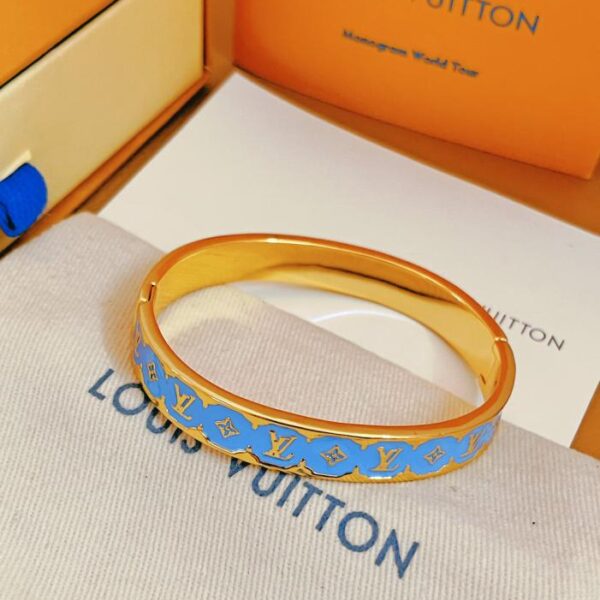 réplica,joyas,joyería,1:1,replica,fake,lujo,barato Pulsera Louis Vuitton Nanogram Esmalte (D626)