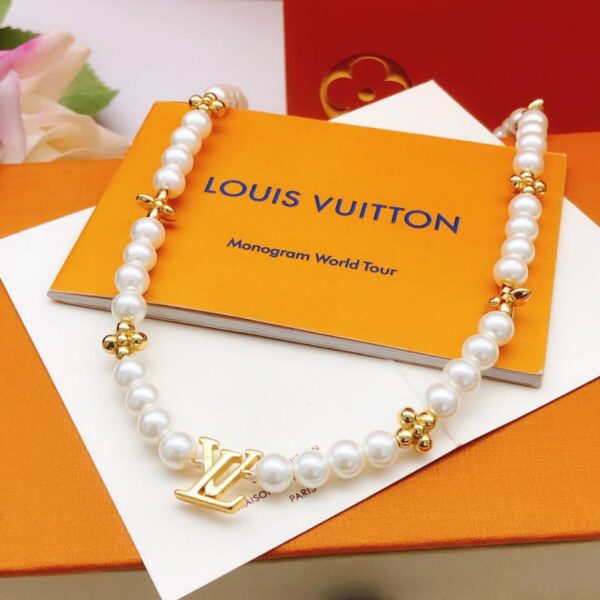réplica,joyas,joyería,1:1,replica,fake,lujo,barato El último collar de perlas de Louuis Vuitton (C204)