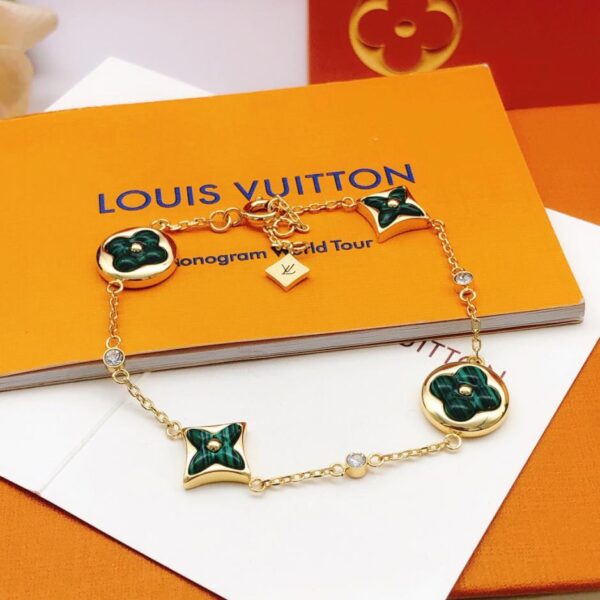 réplica,joyas,joyería,1:1,replica,fake,lujo,barato Louuis Vuitton última pulsera de diamantes con flores (BAA6)