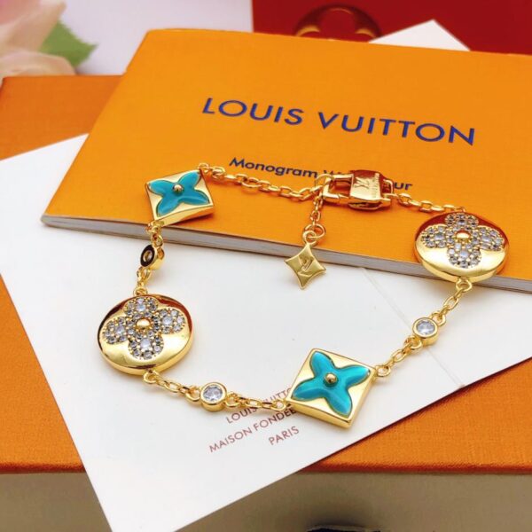 réplica,joyas,joyería,1:1,replica,fake,lujo,barato Louuis Vuitton última pulsera plateada para presbicia (AF50)