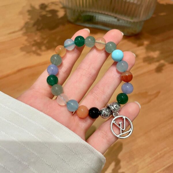 réplica,joyas,joyería,1:1,replica,fake,lujo,barato Pulsera con letras de perlas naturales Louis Vuitton (ADD2)