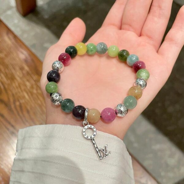 réplica,joyas,joyería,1:1,replica,fake,lujo,barato Pulsera con letras de piedras naturales Louis Vuitton (9353)