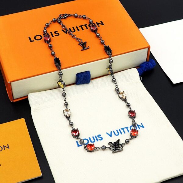 réplica,joyas,joyería,1:1,replica,fake,lujo,barato Pulsera de metal decorativa con logotipo de LOUIS VUITTON, mismo estilo para hombre y mujer (62E5)