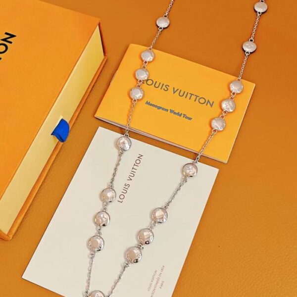 réplica,joyas,joyería,1:1,replica,fake,lujo,barato Collar largo Louuis Vuitton Studs (101C)