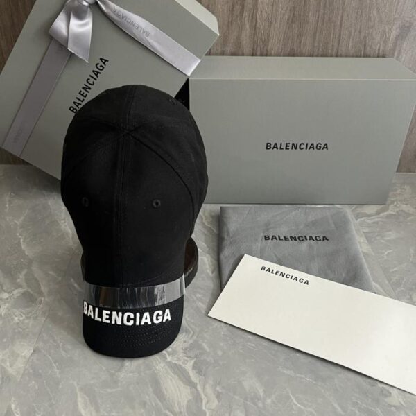 réplica,joyas,joyería,1:1,replica,fake,lujo,barato Gorra de béisbol Balenciaga Logo Bale bordado en la parte delantera (9EEB)