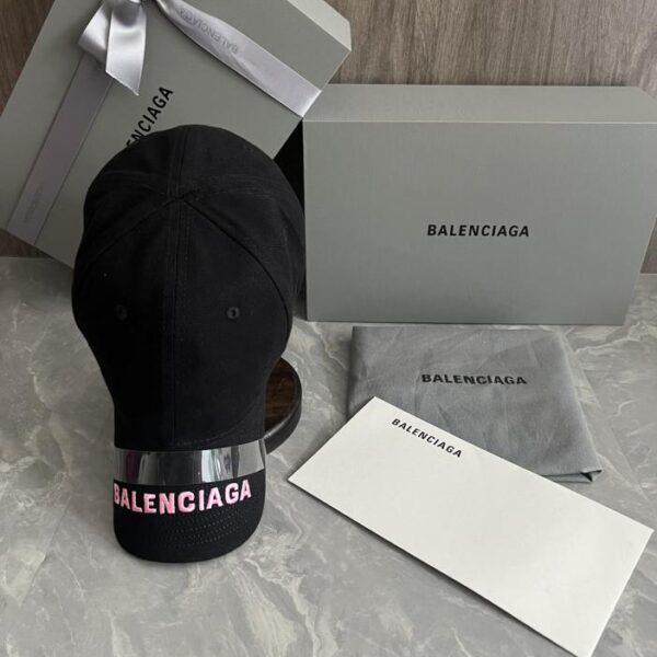 réplica,joyas,joyería,1:1,replica,fake,lujo,barato Gorra de béisbol Balenciaga Logotipo de Bale bordado en la parte delantera (DBFA)