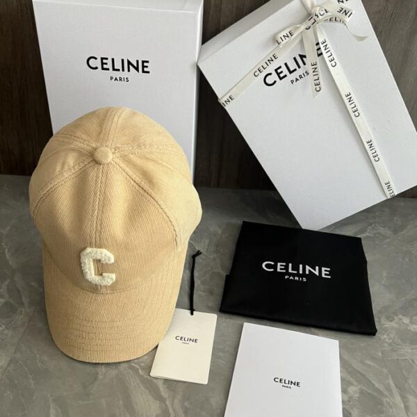 réplica,joyas,joyería,1:1,replica,fake,lujo,barato CELINE original personalizado hecho de material de pana original parche «C» 201