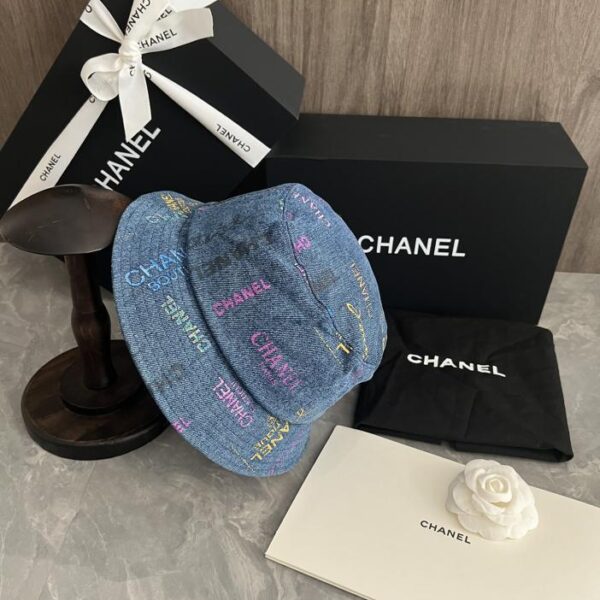 réplica,joyas,joyería,1:1,replica,fake,lujo,barato Chanel original personalizado sombrero de pescador de algodón con logo impreso estilo de diseño de graffiti (7DFD)