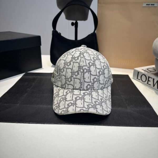 réplica,joyas,joyería,1:1,replica,fake,lujo,barato DIOR nueva gorra de béisbol con letras para presbicia para hombre y mujer (440F)
