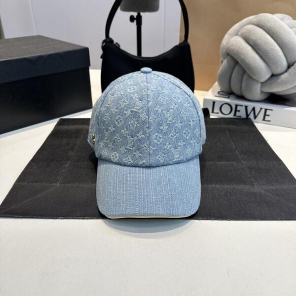 réplica,joyas,joyería,1:1,replica,fake,lujo,barato Louis Vuitton nueva gorra de béisbol original, jacquard denim Louis Vuitton