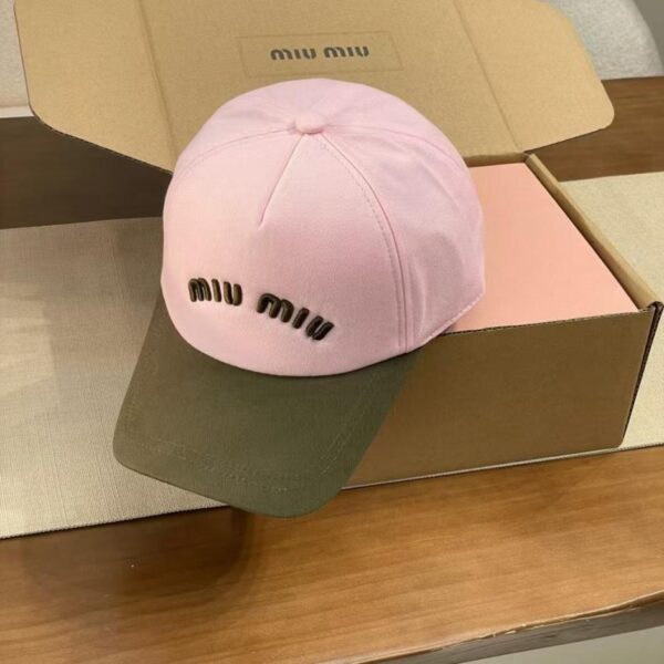 réplica,joyas,joyería,1:1,replica,fake,lujo,barato gorra de béisbol Miu Miu