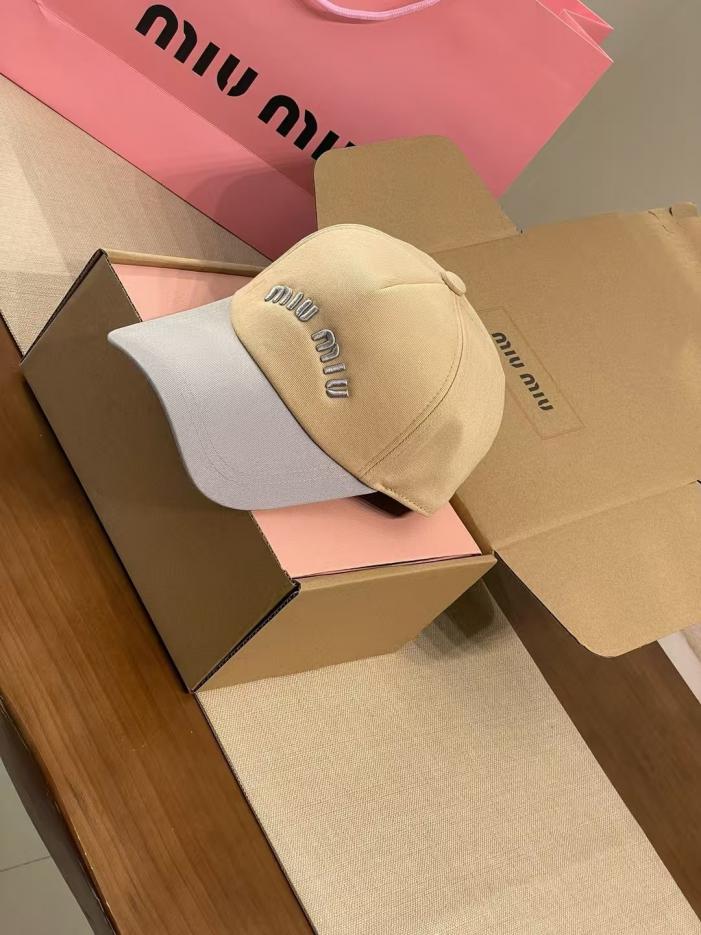 réplica,joyas,joyería,1:1,replica,fake,lujo,barato réplica,joyas,joyería,1:1,replica,fake,lujo,barato Gorra de béisbol Miu Miu (681F)