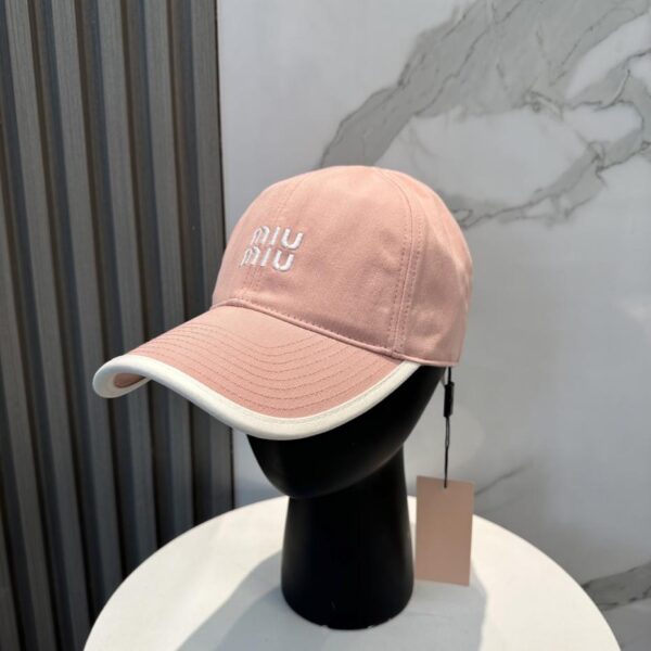 réplica,joyas,joyería,1:1,replica,fake,lujo,barato 【Miu Miu】Nueva gorra de béisbol bordada