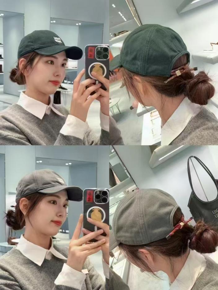 réplica,joyas,joyería,1:1,replica,fake,lujo,barato réplica,joyas,joyería,1:1,replica,fake,lujo,barato Detalles de Miu Miu y gorra de béisbol a juego de calidad.