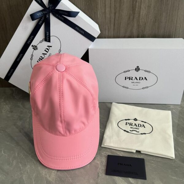 réplica,joyas,joyería,1:1,replica,fake,lujo,barato Gorra de béisbol personalizada original Prada con visera (7C6B) a la venta en la web oficial