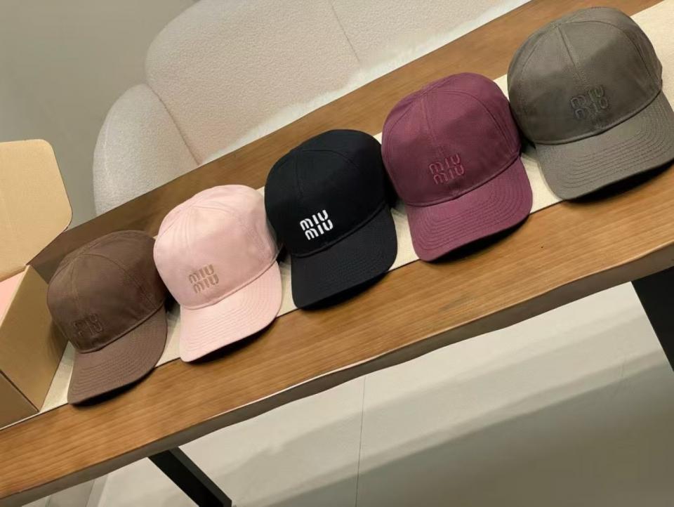 réplica,joyas,joyería,1:1,replica,fake,lujo,barato réplica,joyas,joyería,1:1,replica,fake,lujo,barato Gorra de béisbol MIU MIU (78C2)
