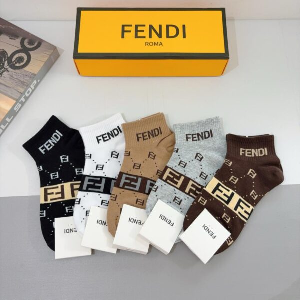 réplica,joyas,joyería,1:1,replica,fake,lujo,barato Viene con embalaje (5 pares en una caja) Calcetines náuticos de puro algodón Louis Vuitton, calcetines clásicos con logo de letras, personalizados, modernos y versátiles (992A)
