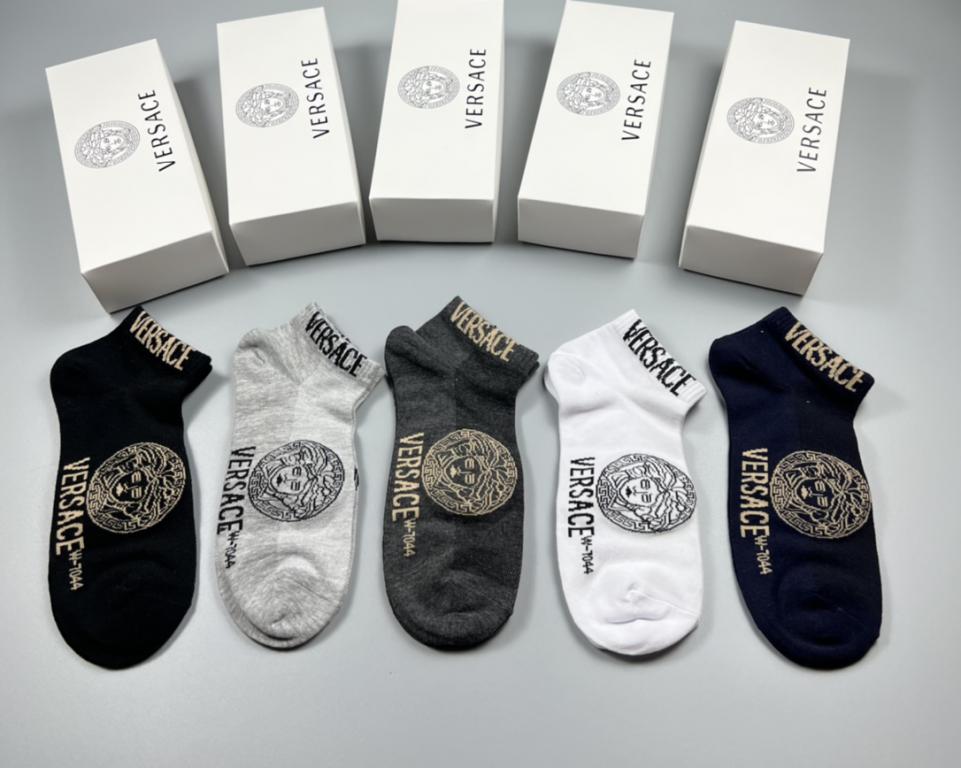 réplica,joyas,joyería,1:1,replica,fake,lujo,barato réplica,joyas,joyería,1:1,replica,fake,lujo,barato Calcetines de media pantorrilla de hombre Versace (F6EF)