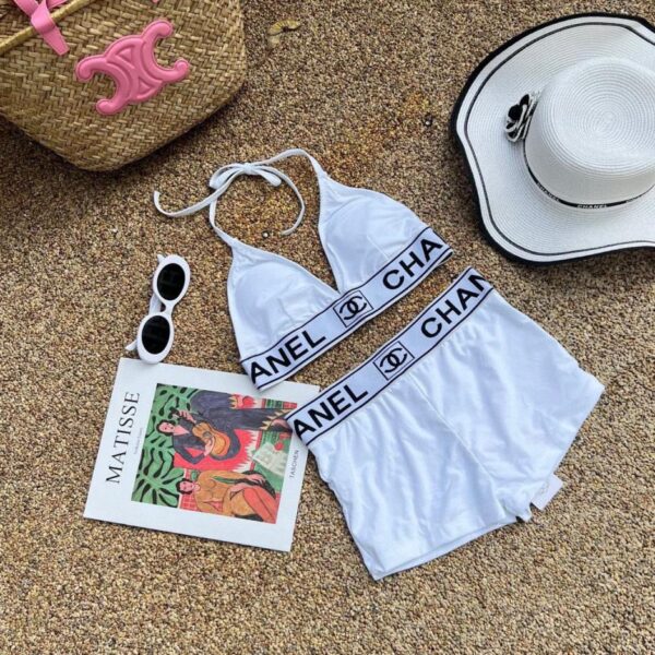réplica,joyas,joyería,1:1,replica,fake,lujo,barato Costume intero bikini Chanel nuovo di seconda mano