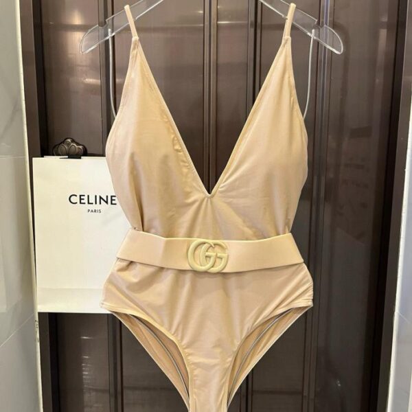 réplica,joyas,joyería,1:1,replica,fake,lujo,barato Il costume intero dell’ultima collezione spiaggia di Gucci
