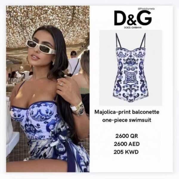 réplica,joyas,joyería,1:1,replica,fake,lujo,barato DG traje de baño push-up con tirantes y aros diosa sexy👙