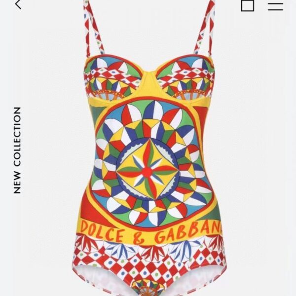 réplica,joyas,joyería,1:1,replica,fake,lujo,barato DG traje de baño push-up con tirantes y aros diosa sexy👙