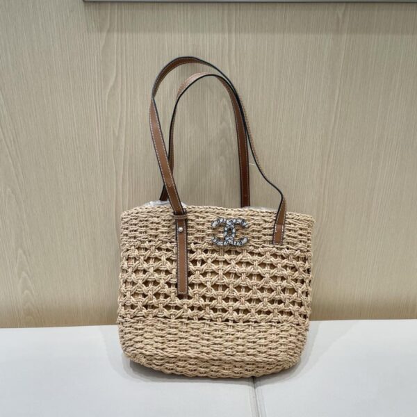 réplica,joyas,joyería,1:1,replica,fake,lujo,barato El nuevo bolso de paja tejido informal combinable de verano de Chanel