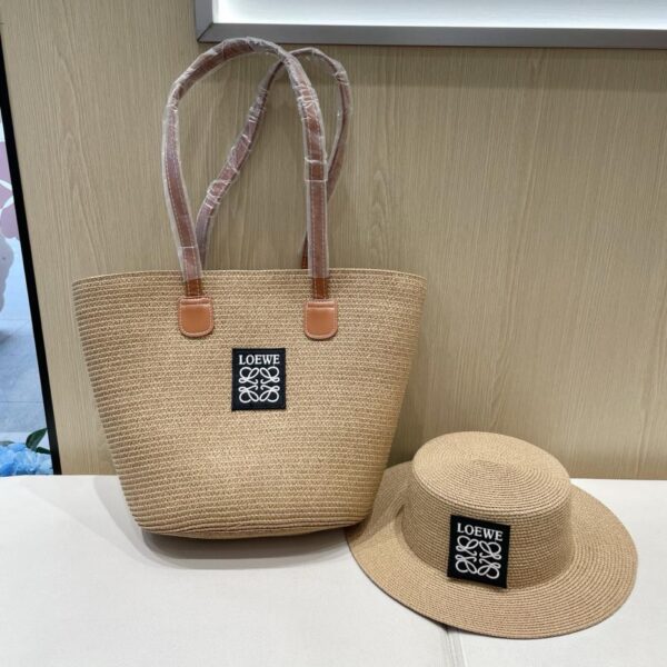 réplica,joyas,joyería,1:1,replica,fake,lujo,barato Bolso sombrero de paja LOEWE