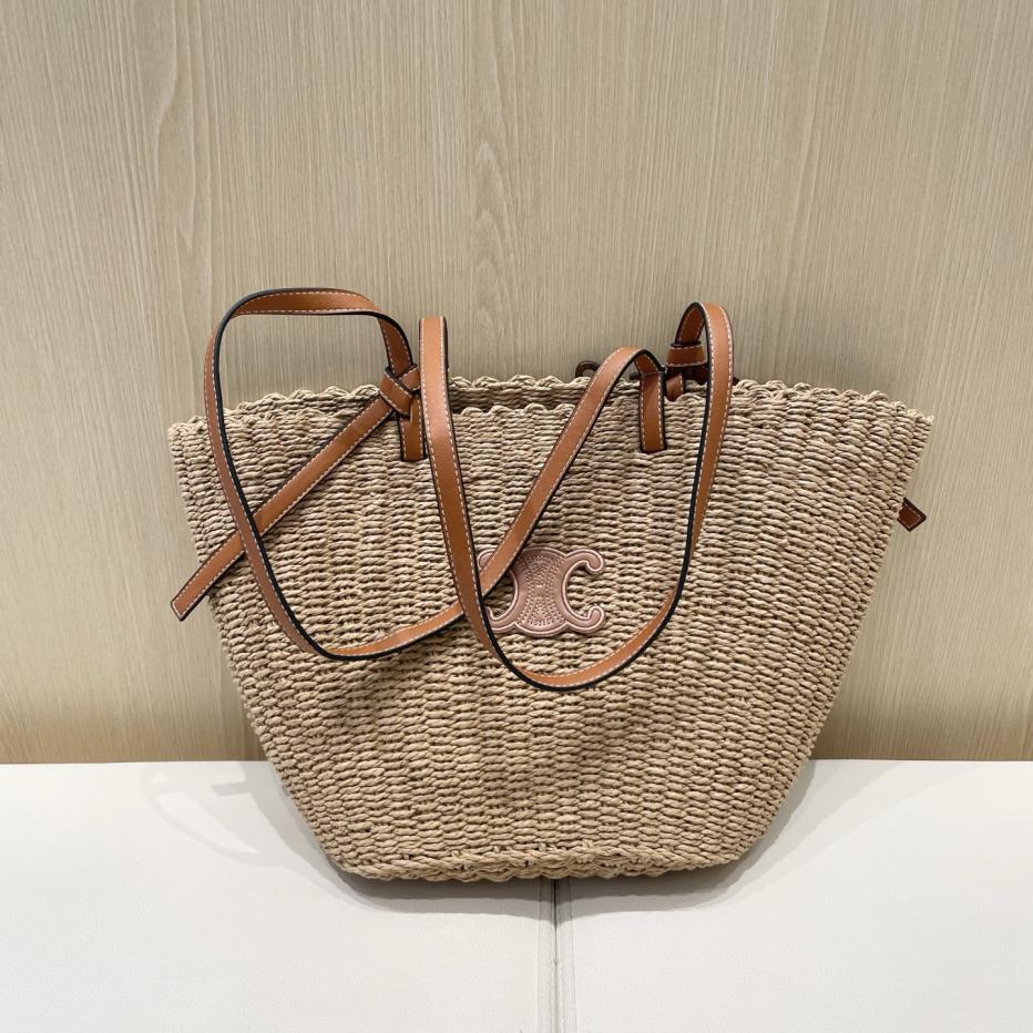 réplica,joyas,joyería,1:1,replica,fake,lujo,barato réplica,joyas,joyería,1:1,replica,fake,lujo,barato Bolso tote de paja tejido Louis Vuitton