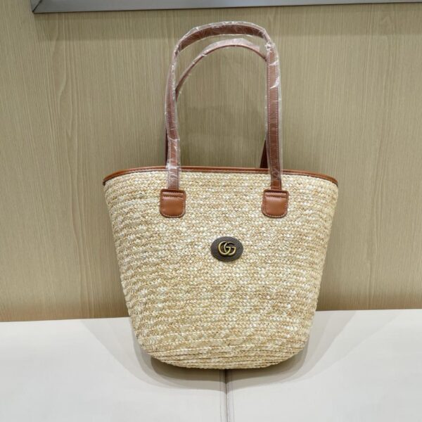 réplica,joyas,joyería,1:1,replica,fake,lujo,barato Bolso de paja versátil y moderno de Gucci.